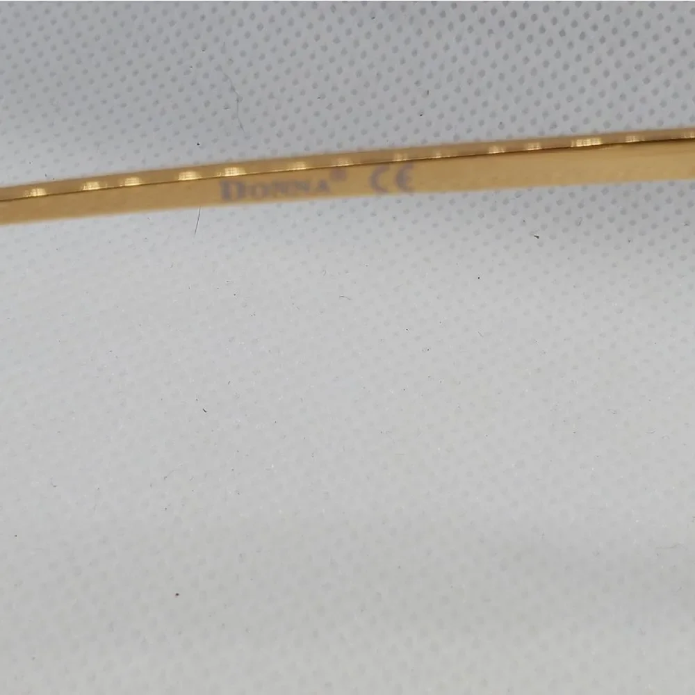 Donna Gold & Clear Glasses